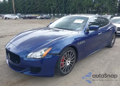 2015 Maserati Quattroporte Gts from USA, damaged, VIN ZAM56PPA5F1141415